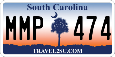 SC license plate MMP474
