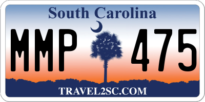 SC license plate MMP475