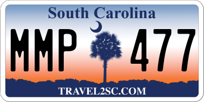 SC license plate MMP477