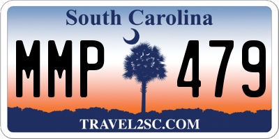 SC license plate MMP479