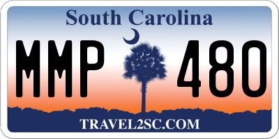 SC license plate MMP480