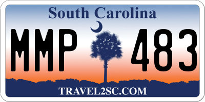SC license plate MMP483