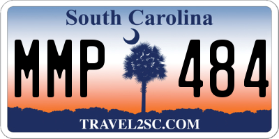 SC license plate MMP484