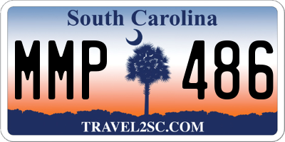 SC license plate MMP486