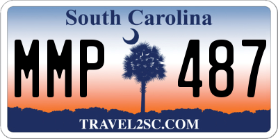 SC license plate MMP487