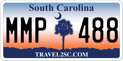 SC license plate MMP488