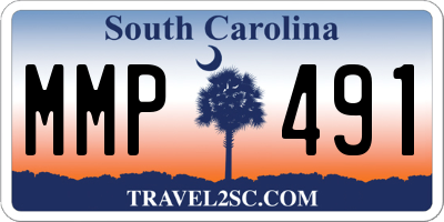SC license plate MMP491