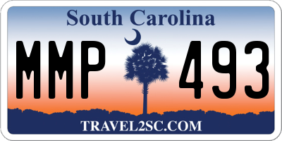 SC license plate MMP493