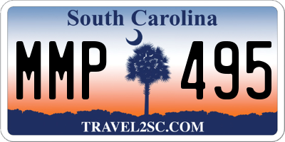 SC license plate MMP495