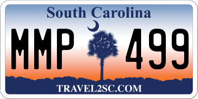 SC license plate MMP499