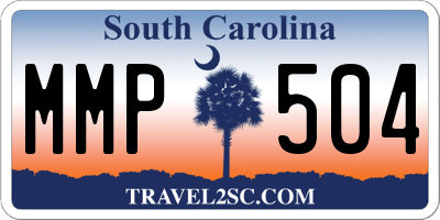 SC license plate MMP504