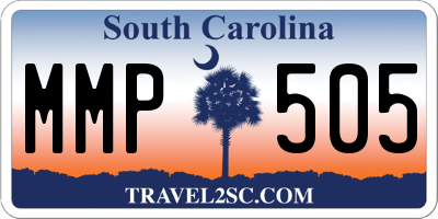 SC license plate MMP505