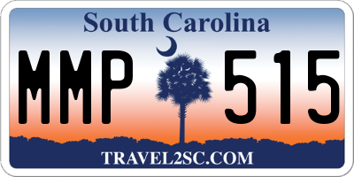 SC license plate MMP515