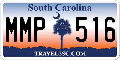 SC license plate MMP516