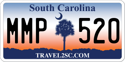 SC license plate MMP520