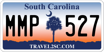 SC license plate MMP527