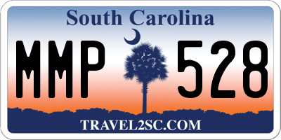 SC license plate MMP528