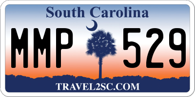 SC license plate MMP529