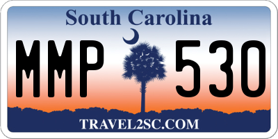 SC license plate MMP530