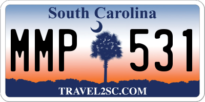 SC license plate MMP531