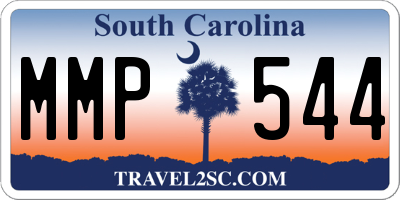 SC license plate MMP544