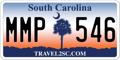 SC license plate MMP546