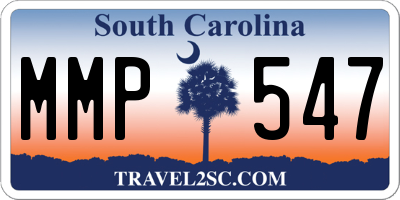 SC license plate MMP547