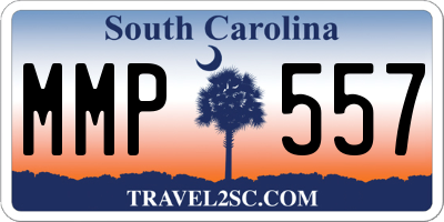 SC license plate MMP557