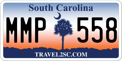 SC license plate MMP558