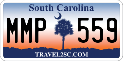 SC license plate MMP559