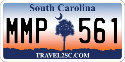 SC license plate MMP561