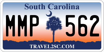 SC license plate MMP562