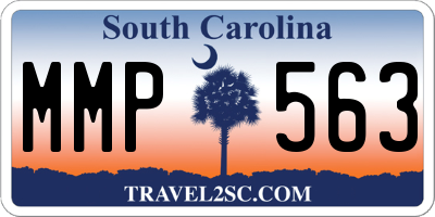 SC license plate MMP563