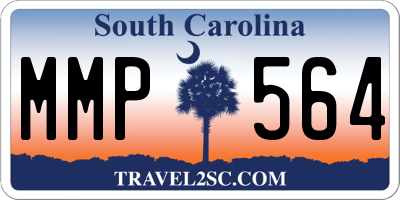 SC license plate MMP564