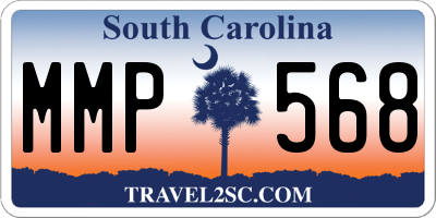 SC license plate MMP568
