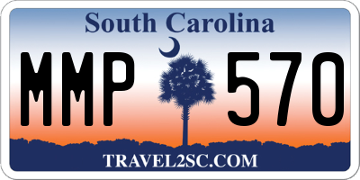 SC license plate MMP570