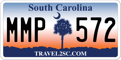 SC license plate MMP572