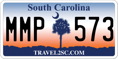SC license plate MMP573