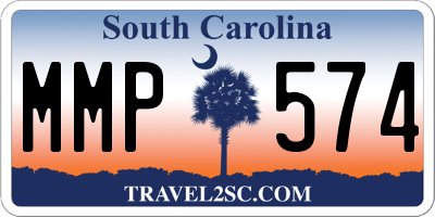 SC license plate MMP574