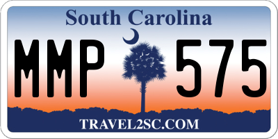 SC license plate MMP575