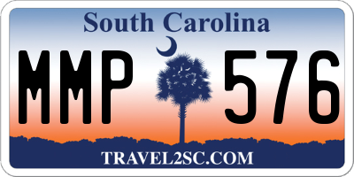 SC license plate MMP576