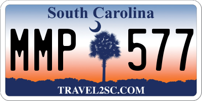 SC license plate MMP577