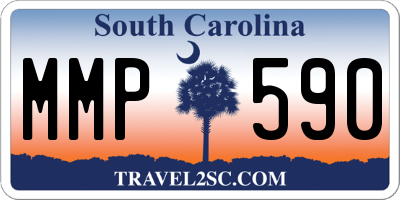 SC license plate MMP590