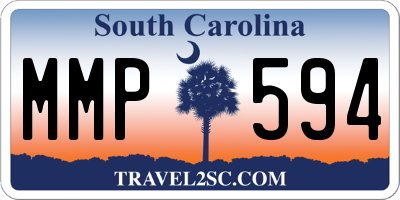 SC license plate MMP594