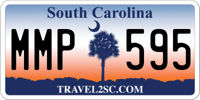 SC license plate MMP595