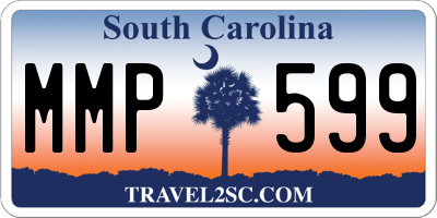 SC license plate MMP599