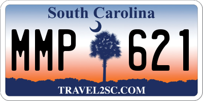 SC license plate MMP621