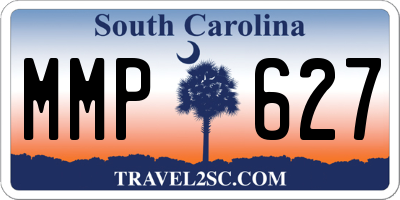 SC license plate MMP627