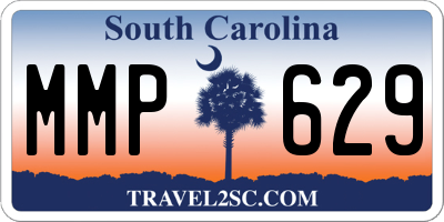 SC license plate MMP629