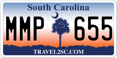 SC license plate MMP655